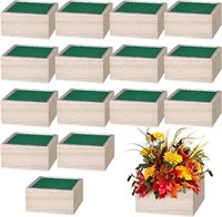 4''x4''x2'' Wood Planter Box for Centerpieces Squa