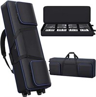 76 key Keyboard Case with Wheels (Interior Size: 5
