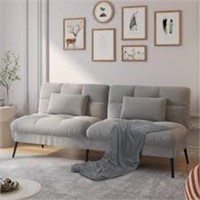 COMHOMA Convertible Futon Sofa Bed, 68â€³Fabric
