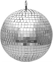 Disco Mirror Ball Silver Hanging Balls for Disco D