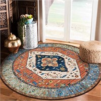 Lahome Ultra-Thin Round Rugs - 6ft Washable Round