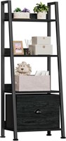 4-Tier Ladder Shelf, Ladder Bookshelf with