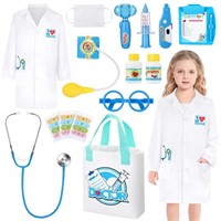 GIFTINBOX Doctor Costume for Kids, Doctor Kit for