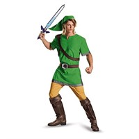 Disguise Men's Link Classic Adult Costume, Green,