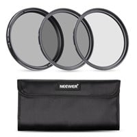 NEEWER 62mm Filter Kit, UV + CPL + ND4 Filters