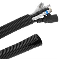 Cable Tube, 4ft Cable Management Sleeve, Flexible