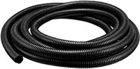 YXQ Split Wire Loom Black 25 Ft 3/4-inch ID Polyet