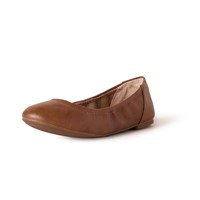 Essentials Women's Belice Ballet Flat, Chestnut