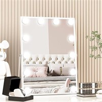 Hollywood Makeup Mirror with 12 Dimmable LED Bulbs