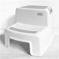 Dual Height 2 Step Stool for Kids | Slip Resistant