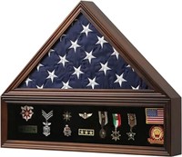 Veteran Burial Flag Display Case American Flag Sol