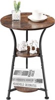 SEALED - Dulcii Small Round End Table for Narrow a