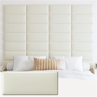 Wall Mounted Upholstered Headboard Full, 3D Peel a