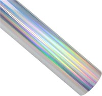 Holographic Heat Transfer Vinyl Roll 12 inches x 5