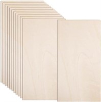 12 Pack 22 x 12 x 1/16 Inch-2 mm Thick Basswood Sh