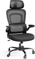 Ergonomic Mesh Office Chair with Lumbar Support, H