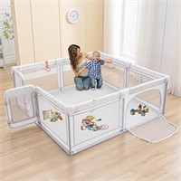 Baby Playpen, 71''x71'' Extra Large Playpens for B