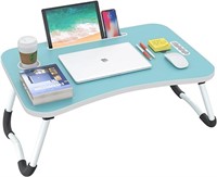 SEALED - Folding Lap Desk, 23.6 Inch Portable Wood