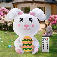 Easter Bunny Decorations 2.4Ft Collapsible Rabbit