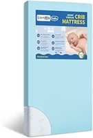 SEALED - ELEMUSE Breathable Baby Crib Mattress, Co