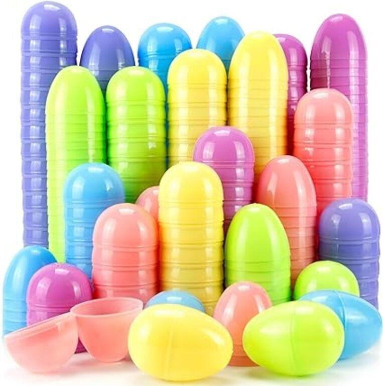 SEALED - 180 Pcs Pastel Colorful Plastic Easter Eg