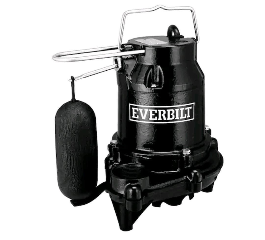 Everbilt 1/3 HP Cast Iron Sump Pump