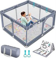 ULN - Suposeu Baby Playpen, Play Pen with Mat for