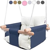 ULN - CaTeam - Canvas Baby Swing, Wooden Hanging S