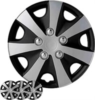 Wheel Cover Kit, 15 Inch Hubcaps Set of 4 Automoti