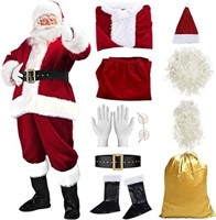 ULN - Orolay Deluxe Santa Costume for Men Santa Cl