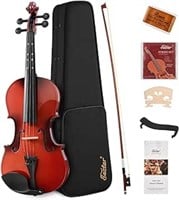 Eastar 3/4 Violin Set for Beginners, with Hard Cas