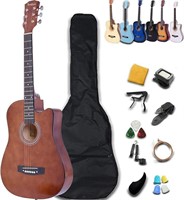 Colour Name: 38 "brown - Rosefinch Acoustic Guitar