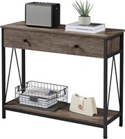 Yaheetech Console Table with Drawer and Storage Sh