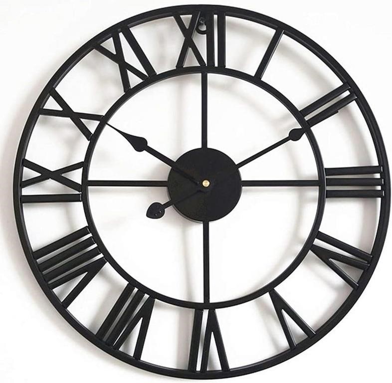 Sealed - Size - 47cm - Clock Wall Clock Large Retr