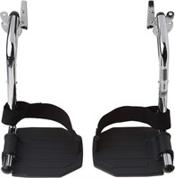 Drive Medical Chrome Swing Away Footrests with Alu
