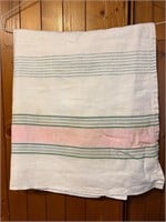 Vintage Baby Blanket Linen