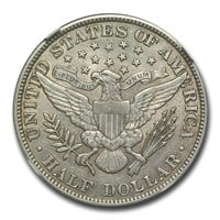 1913 Barber Half Dollar AU-55 NGC
