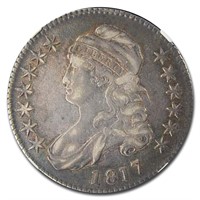 1817 Capped Bust Half Dollar AU-53 NGC