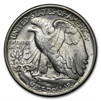 1918 Walking Liberty Half Dollar BU