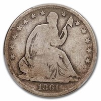 1861-O Liberty Seated Half Dollar G-06 PCGS (CSA )