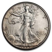 1929-D Walking Liberty Half Dollar BU