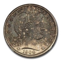 1908-D Barber Half Dollar MS-63 NGC