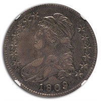 1809 Bust Half Dollar XF-40 NGC