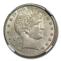 1912-D Barber Half Dollar MS-63 NGC