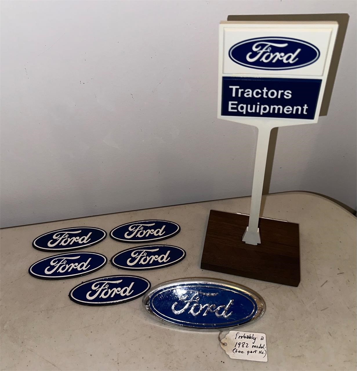 Ford Magnets Emblem and Desk Top Display Stand