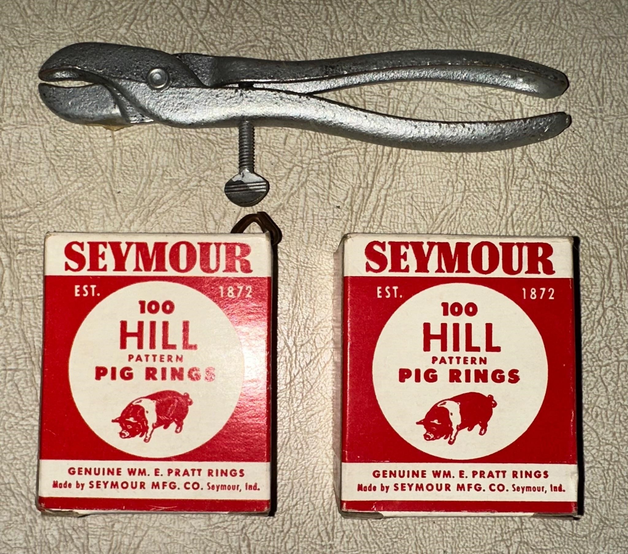 Seymour Hill Pattern Pig Rings and Tool