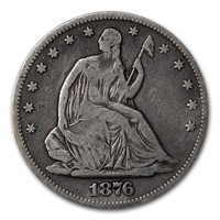 1876-S Liberty Seated Half Dollar Fine