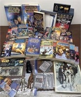 Star Wars and Star Trek box lot - paper back