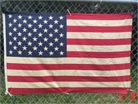 American flag approx. 57x34
