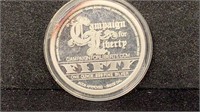 Champaign for Liberty 1oz .999 Silver Round